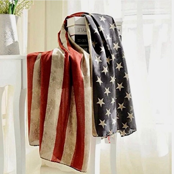 Lulus Accessories - Unisex Patriotic Scarf